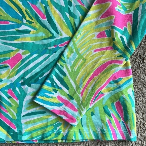 Lilly Pulitzer Kayleigh Top Tropical Pink - Picture 7 of 8